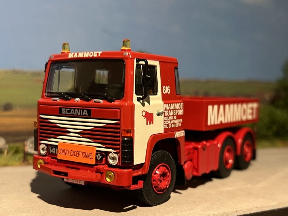 Mammoet store WSI Scania 141 w/ballast box Classics box MAMMOET / VAN SEUMEREN