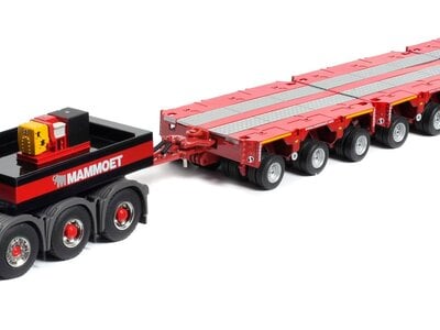 Mammoet store WSI Mercedes Actros 4165 SLT 8x4 + 12-axle scheuerle trailer MAMMOET