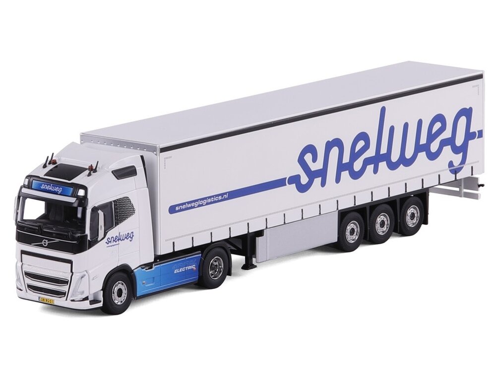 Cavallino Cavallino Volvo FH5 Glob. 4x2 met 3-as schuifzeilen oplegger SNELWEG TRANSPORT