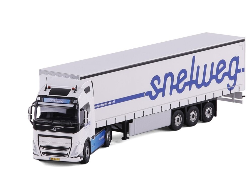 Cavallino Cavallino Volvo FH5 Glob. 4x2 met 3-as schuifzeilen oplegger SNELWEG TRANSPORT