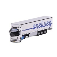 Cavallino Volvo FH5 Glob. 4x2 with 3-axle curtainside trailer SNELWEG TRANSPORT
