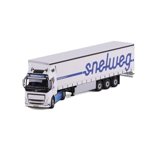 Cavallino Cavallino Volvo FH5 Glob. 4x2 met 3-as schuifzeilen oplegger SNELWEG TRANSPORT