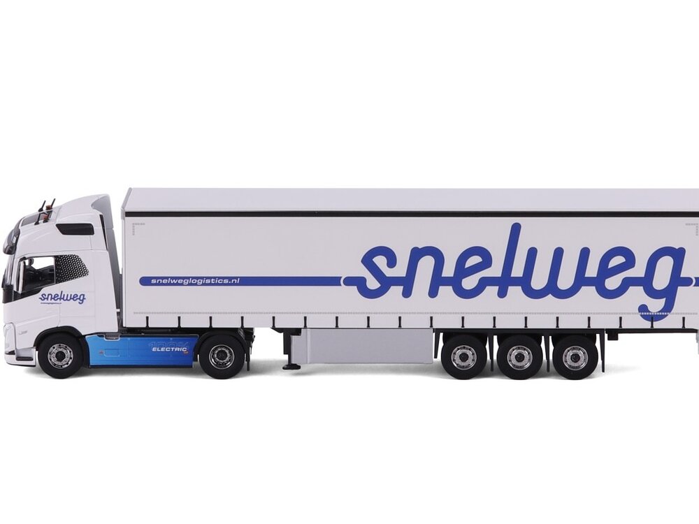 Cavallino Cavallino Volvo FH5 Glob. 4x2 met 3-as schuifzeilen oplegger SNELWEG TRANSPORT