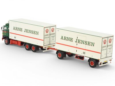 Tekno Tekno Volvo F88 motorwagen met aanhanger ARNE JENSEN