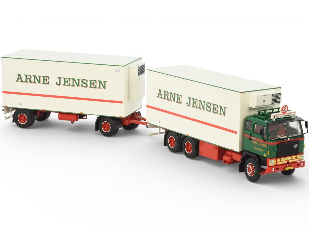 Tekno Tekno Volvo F88 motorwagen met aanhanger ARNE JENSEN