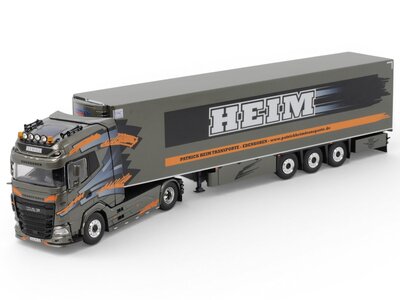 Tekno Tekno DAF XG+ with 3-axle reefer trailer PATRICK HEIM TRANSPORTE