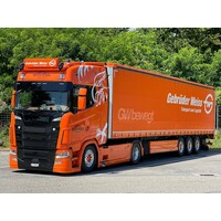 Tekno Scania NGS Highline 4x2 met 3-assige tautliner BERGER TRANSPORTE