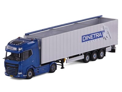 Cavallino Cavallino DAF XG+ 4x2 with 3-axle walkingfloor trailer DINETRA TRANSPORT