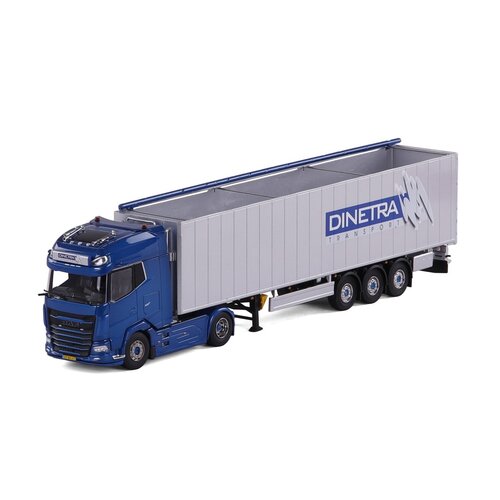 Cavallino Cavallino DAF XG+ 4x2 with 3-axle walkingfloor trailer DINETRA TRANSPORT