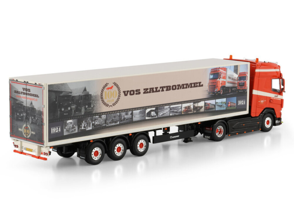 WSI WSI DAF XG+ 4X2 with 3-axle box trailer VOS ZALTBOMMEL