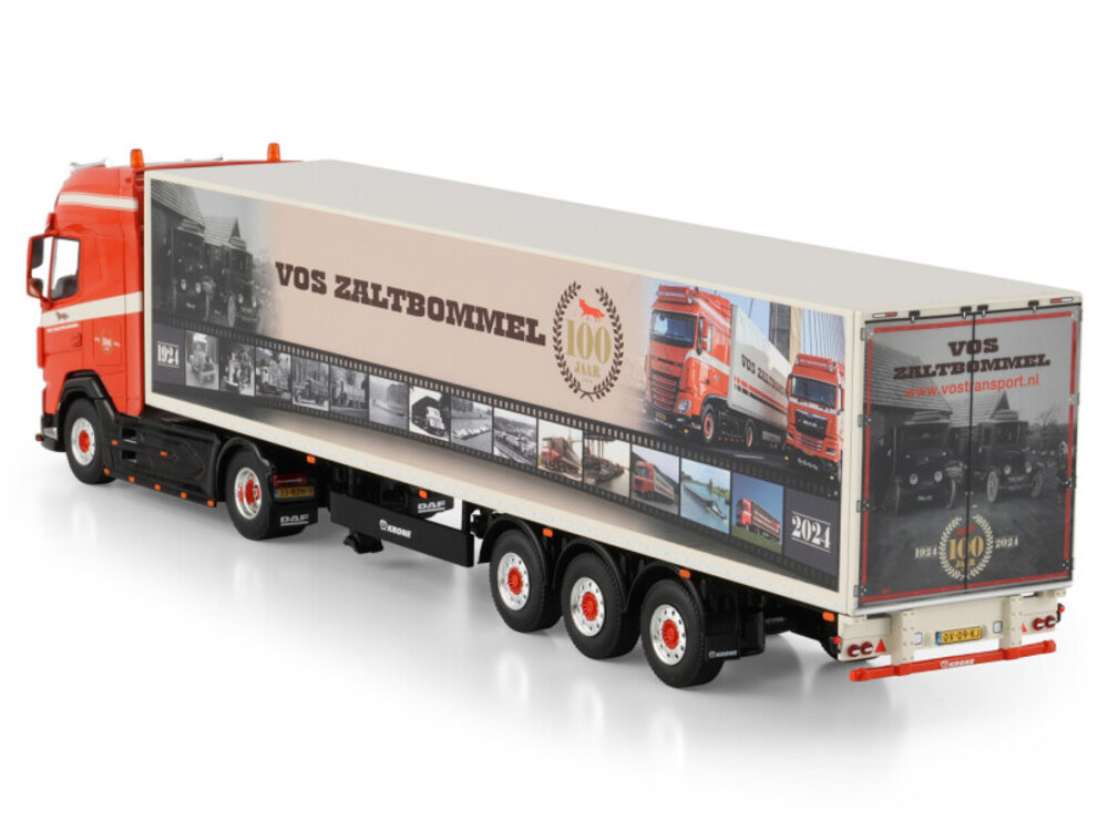 WSI WSI DAF XG+ 4X2 with 3-axle box trailer VOS ZALTBOMMEL