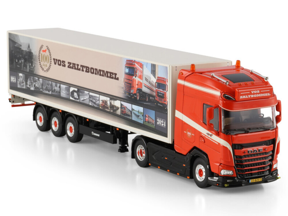 WSI WSI DAF XG+ 4X2 with 3-axle box trailer VOS ZALTBOMMEL