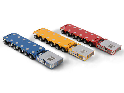 WSI WSI 6-axle scheuerle intercombi spe bleu PREMIUM LINE