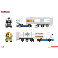 WSI DAF XD SH 4x2 + 3-axle RMO tanktrailer DE GRAAFSTROOM