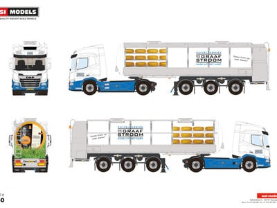 WSI WSI DAF XD SH 4x2 + 3-axle RMO tanktrailer DE GRAAFSTROOM