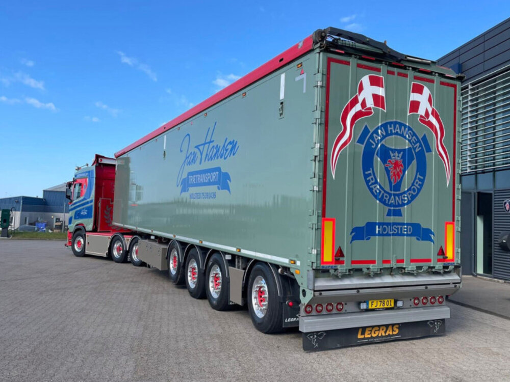 WSI WSI Scania NGS 6x2 + 4-axle moving floor trailer JAN HANSEN