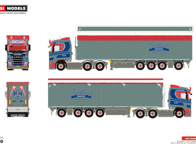 WSI WSI Scania NGS 6x2 + 4-axle moving floor trailer JAN HANSEN
