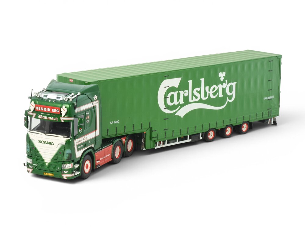 Tekno Tekno Scania Next Gen R590 Highline met 3-assige volume trailer HENDRIK EEG