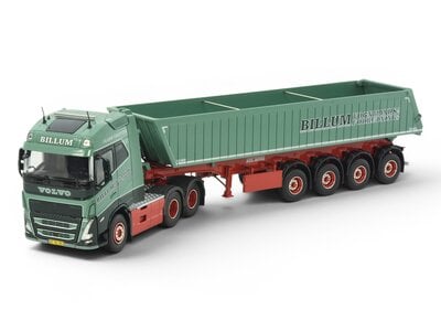 Tekno Tekno Volvo FH05 Globetrotter 6x2 with 4-axle Danish tipper trailer BILLUM