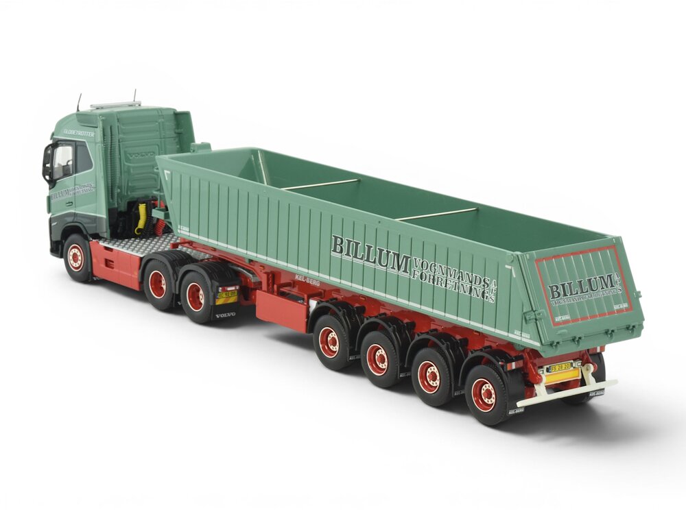 Tekno Tekno Volvo FH05 Globetrotter 6x2 met 4-assige Deense kipper BILLUM