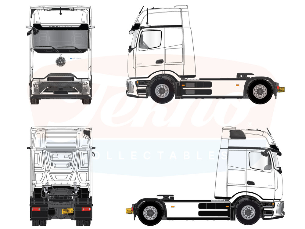 Tekno Tekno Mercedes-Benz eActros ProCabin Gigaspace 4x2 TB