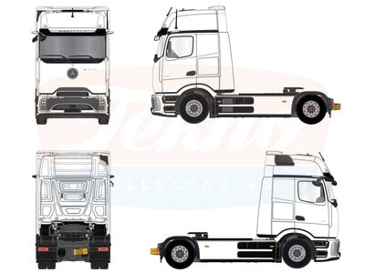 Tekno Tekno Mercedes-Benz eActros ProCabin Gigaspace 4x2 TB