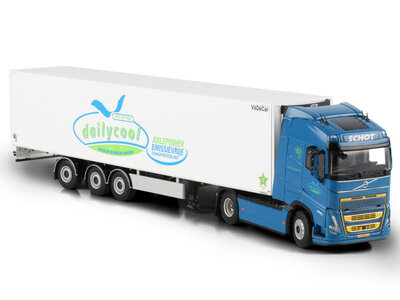 WSI WSI Volvo FH5 Globetrotter 4x2 with 3-axle tridec reefer trailer DAILYCOOL