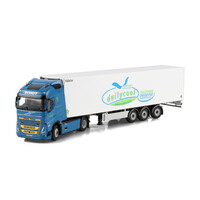 WSI Volvo FH5 Globetrotter 4x2 with 3-axle tridec reefer trailer DAILYCOOL