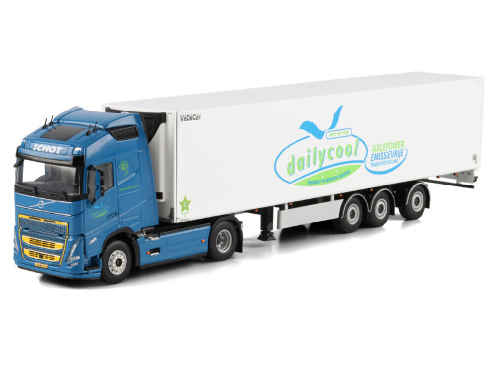 WSI WSI Volvo FH5 Globetrotter 4x2 with 3-axle tridec reefer trailer DAILYCOOL