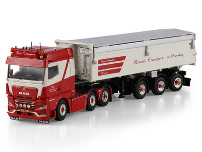 WSI WSI MAN TGX GM 6x2  with 3-axle tipper trailer BUIJS TRANSPORT