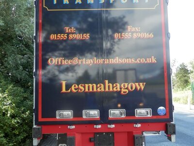 WSI WSI Volvo FH Aero 6x2 with 3-axle curtainside trailer R. TAYLOR & SONS Lesmahagow Scotland