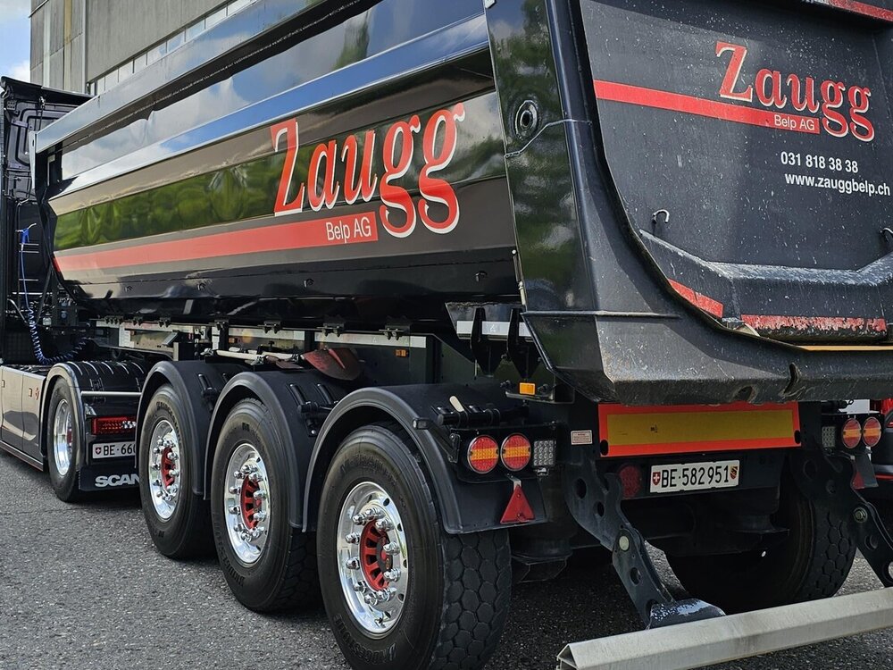 Tekno Tekno Scania NGR Highline 4x2 trek met 3-as Meiler kipper ZAUGG