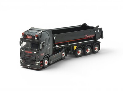 Tekno Tekno Scania NGR Highline 4x2 trek met 3-as Meiler kipper ZAUGG