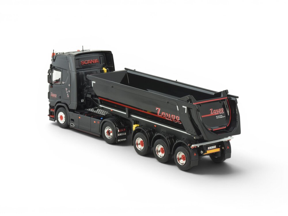 Tekno Tekno Scania NGR Highline 4x2 trek met 3-as Meiler kipper ZAUGG
