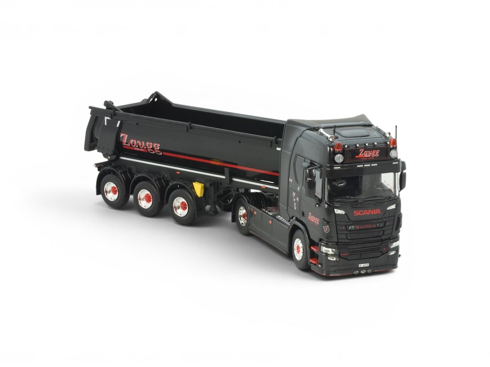 Tekno Tekno Scania NGR Highline 4x2 tractor with 3-axle Meiler tipper ZAUGG