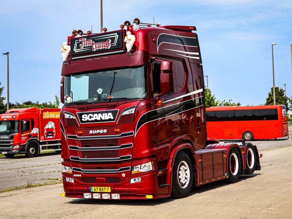 Tekno Tekno Scania NGS 530 6x2 trekker JIM TRANS
