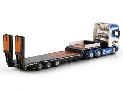 WSI WSI Scania S Highline 6x4 with 3-axle Semi- lowloader + ramps HAUGO SPESIALOPPDRAG