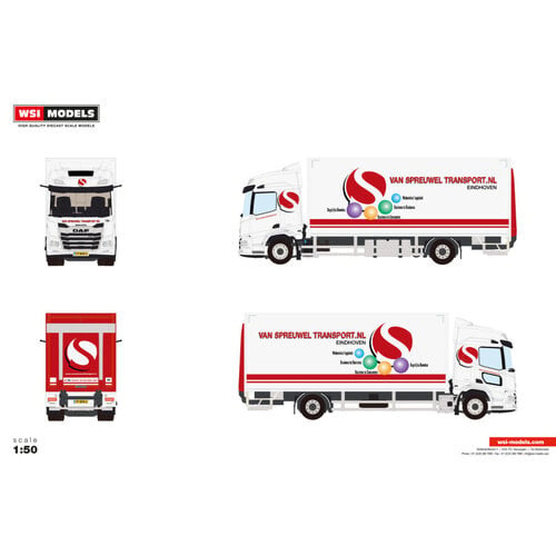 WSI WSI DAF XF SH 4x2 motorwagen VAN SPREUWEL TRANSPORT