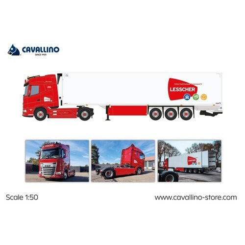 Cavallino Cavallino DAF XG met 3-as koeloplegger LESSCHER