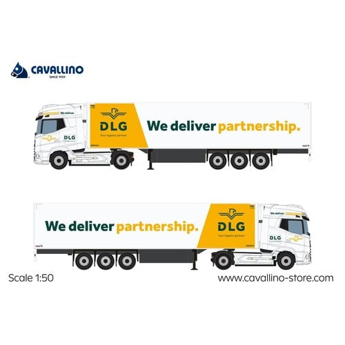 Cavallino Cavallino DAF XG+ met 3-as koeloplegger DLG LOGISTICS