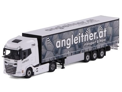 Cavallino Cavallino DAF XG+ 4x2 met 3-as schuifzeilen oplegger ANGLEITNER