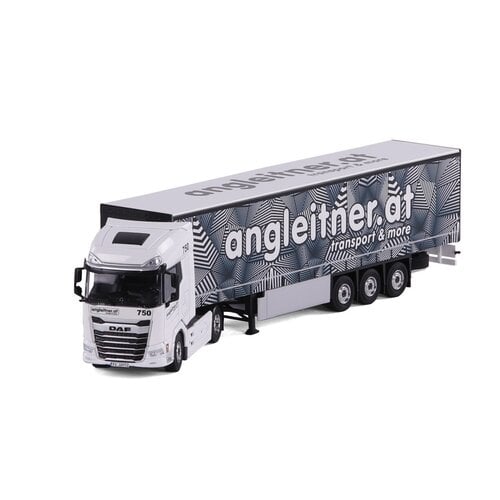 Cavallino Cavallino DAF XG+ 4x2 met 3-as schuifzeilen oplegger ANGLEITNER