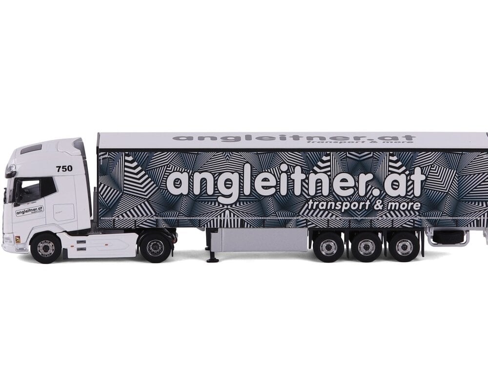 Cavallino Cavallino DAF XG+ 4x2 met 3-as schuifzeilen oplegger ANGLEITNER