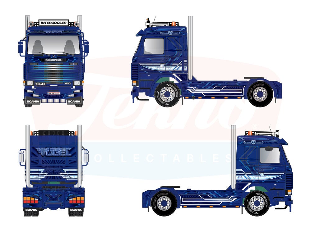 Tekno Tekno Scania 3-serie 143E-450 VOGEL