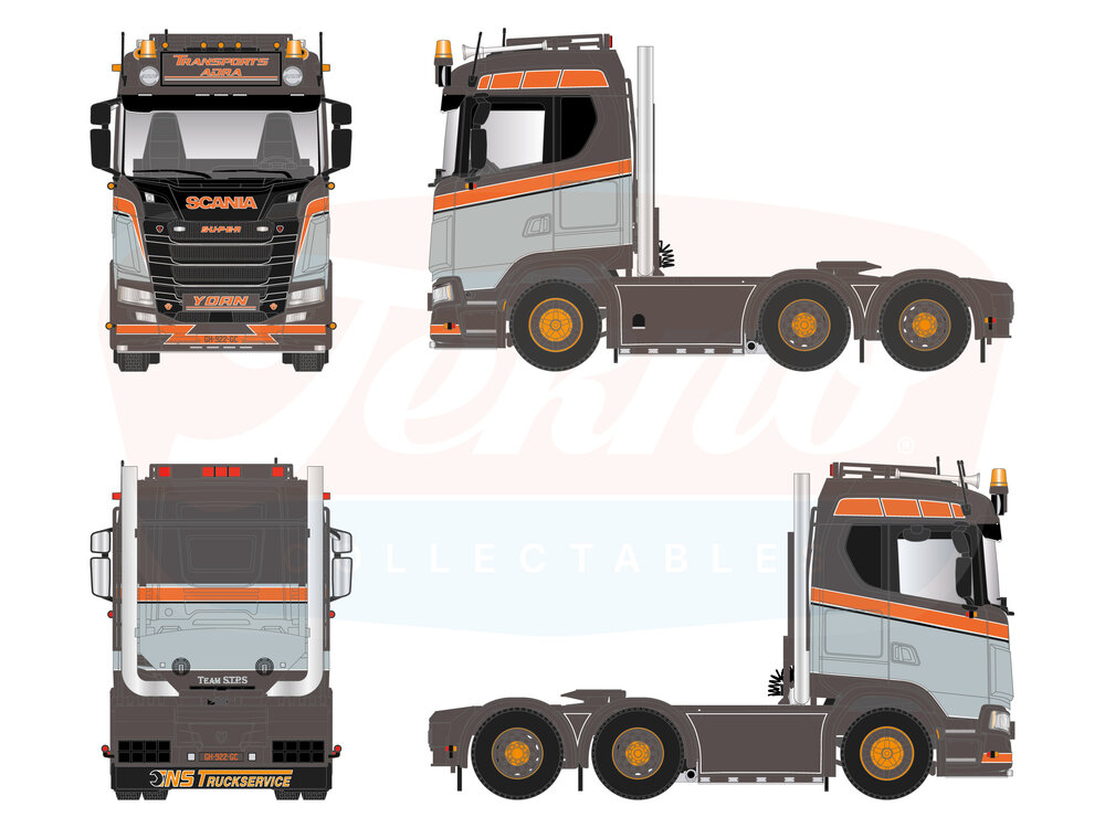 Tekno Tekno Scania Next Gen 6x2 truck STPS