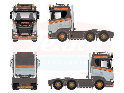 Tekno Tekno Scania Next Gen 6x2 truck STPS