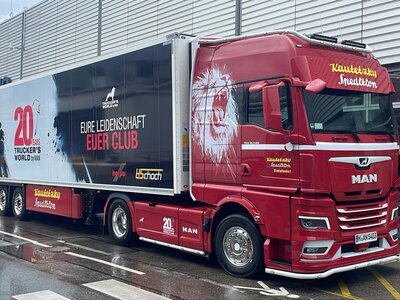 Tekno Tekno MAN TGX GX 4x2 with 3-axle reefer trailer KAUTETZKY  "20 JAHRE TRUCKER CLUB"