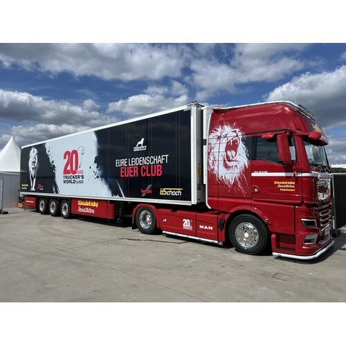 Tekno Tekno MAN TGX GX 4x2 met 3-assige koeloplegger KAUTETZKY "20 JAHRE TRUCKER CLUB"