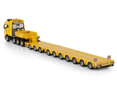 WSI WSI Volvo FH5 Glob. XL 8x4 SL with 7-axle lowloader + 3-axle dolly STANGE