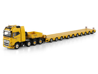 WSI WSI Volvo FH5 Glob. XL 8x4 SL with 7-axle lowloader + 3-axle dolly STANGE
